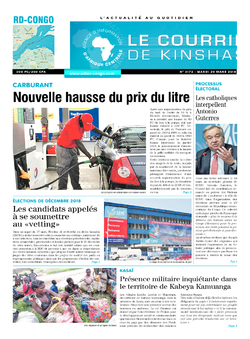 Les Dépêches de Brazzaville : Édition le courrier de kinshasa du 20 mars 2018