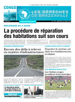 Les Dépêches de Brazzaville : Édition brazzaville du 28 mars 2018