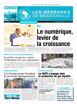 Les Dépêches de Brazzaville : Édition brazzaville du 18 avril 2018