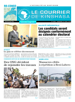 Les Dépêches de Brazzaville : Édition le courrier de kinshasa du 27 avril 2018