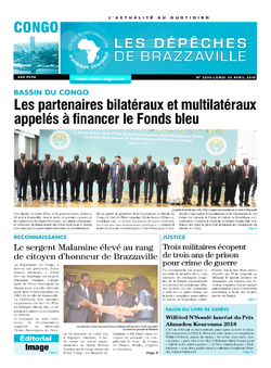 Les Dépêches de Brazzaville : Édition brazzaville du 30 avril 2018