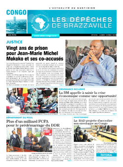 Les Dépêches de Brazzaville : Édition brazzaville du 14 mai 2018