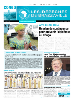 Les Dépêches de Brazzaville : Édition brazzaville du 15 mai 2018