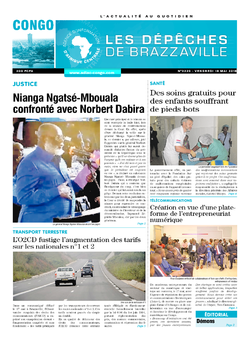 Les Dépêches de Brazzaville : Édition brazzaville du 18 mai 2018