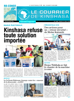 Les Dépêches de Brazzaville : Édition le courrier de kinshasa du 29 mai 2018