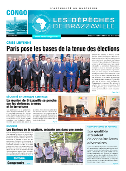 Les Dépêches de Brazzaville : Édition brazzaville du 30 mai 2018