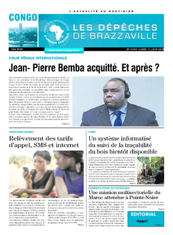 Les Dépêches de Brazzaville : Édition brazzaville du 11 juin 2018