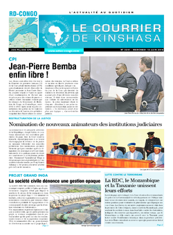 Les Dépêches de Brazzaville : Édition le courrier de kinshasa du 13 juin 2018