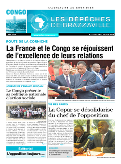 Les Dépêches de Brazzaville : Édition brazzaville du 18 juin 2018