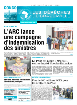 Les Dépêches de Brazzaville : Édition brazzaville du 19 juin 2018