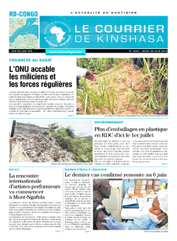 Les Dépêches de Brazzaville : Édition le courrier de kinshasa du 28 juin 2018