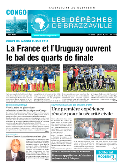 Les Dépêches de Brazzaville : Édition brazzaville du 05 juillet 2018