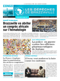 Les Dépêches de Brazzaville : Édition brazzaville du 11 juillet 2018