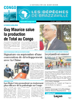 Les Dépêches de Brazzaville : Édition brazzaville du 18 juillet 2018