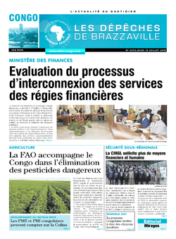 Les Dépêches de Brazzaville : Édition brazzaville du 19 juillet 2018