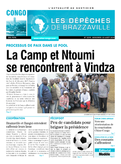 Les Dépêches de Brazzaville : Édition brazzaville du 22 août 2018