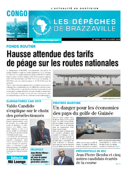 Les Dépêches de Brazzaville : Édition brazzaville du 27 août 2018