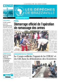 Les Dépêches de Brazzaville : Édition brazzaville du 05 septembre 2018