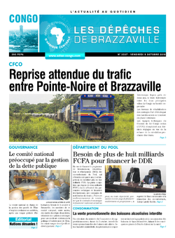 Les Dépêches de Brazzaville : Édition brazzaville du 05 octobre 2018