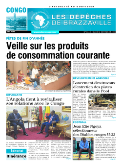 Les Dépêches de Brazzaville : Édition brazzaville du 06 novembre 2018