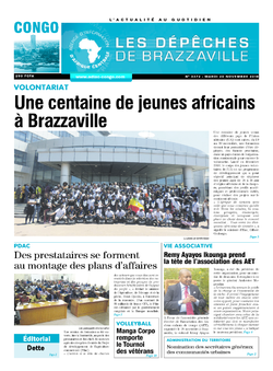 Les Dépêches de Brazzaville : Édition brazzaville du 20 novembre 2018