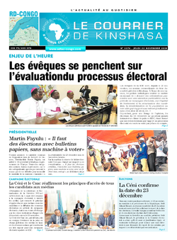 Les Dépêches de Brazzaville : Édition brazzaville du 22 novembre 2018