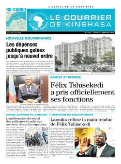 Les Dépêches de Brazzaville : Édition le courrier de kinshasa du 28 janvier 2019