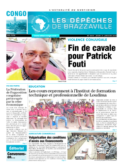 Les Dépêches de Brazzaville : Édition brazzaville du 31 janvier 2019