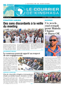 Les Dépêches de Brazzaville : Édition le courrier de kinshasa du 01 février 2019