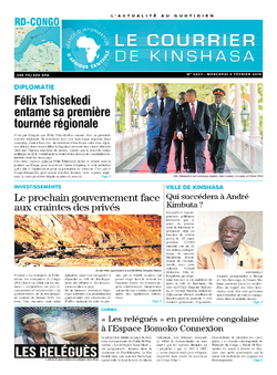 Les Dépêches de Brazzaville : Édition le courrier de kinshasa du 06 février 2019