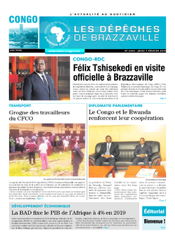 Les Dépêches de Brazzaville : Édition brazzaville du 07 février 2019