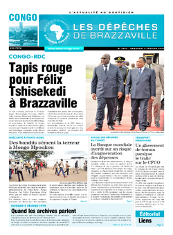 Les Dépêches de Brazzaville : Édition brazzaville du 08 février 2019