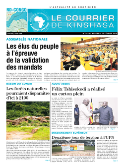 Les Dépêches de Brazzaville : Édition le courrier de kinshasa du 13 février 2019