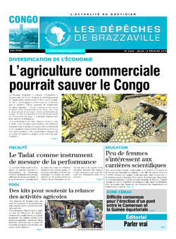 Les Dépêches de Brazzaville : Édition brazzaville du 14 février 2019