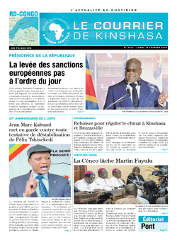 Les Dépêches de Brazzaville : Édition brazzaville du 18 février 2019