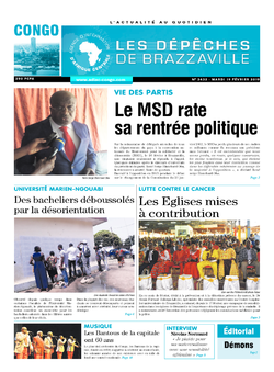 Les Dépêches de Brazzaville : Édition brazzaville du 19 février 2019