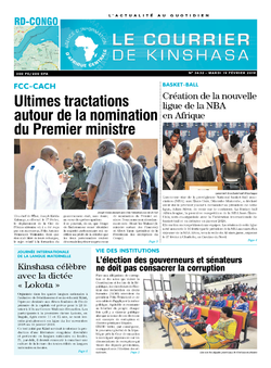 Les Dépêches de Brazzaville : Édition brazzaville du 19 février 2019