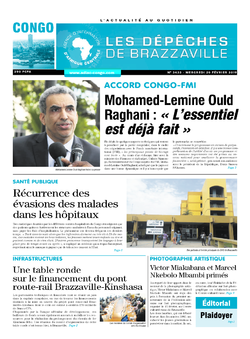 Les Dépêches de Brazzaville : Édition brazzaville du 20 février 2019