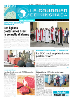 Les Dépêches de Brazzaville : Édition le courrier de kinshasa du 21 février 2019