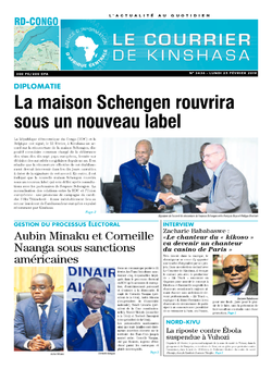 Les Dépêches de Brazzaville : Édition le courrier de kinshasa du 25 février 2019