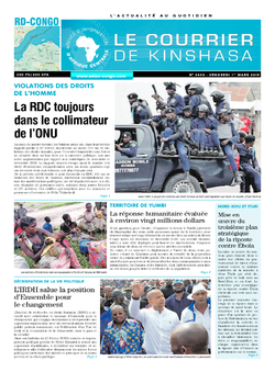 Les Dépêches de Brazzaville : Édition le courrier de kinshasa du 01 mars 2019