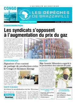 Les Dépêches de Brazzaville : Édition brazzaville du 05 mars 2019