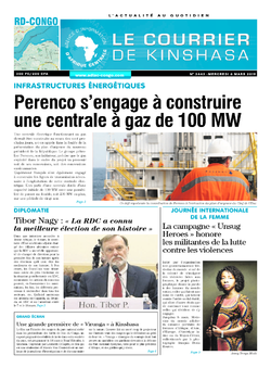 Les Dépêches de Brazzaville : Édition le courrier de kinshasa du 06 mars 2019