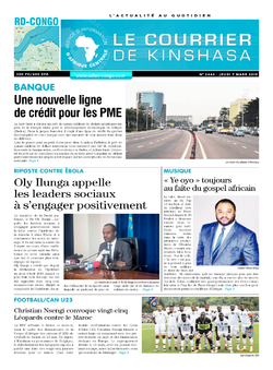 Les Dépêches de Brazzaville : Édition le courrier de kinshasa du 07 mars 2019