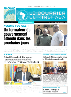 Les Dépêches de Brazzaville : Édition brazzaville du 08 mars 2019