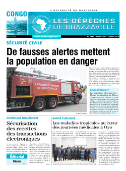 Les Dépêches de Brazzaville : Édition brazzaville du 13 mars 2019