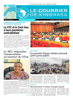 Les Dépêches de Brazzaville : Édition brazzaville du 20 mars 2019