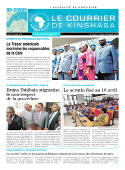 Les Dépêches de Brazzaville : Édition brazzaville du 25 mars 2019