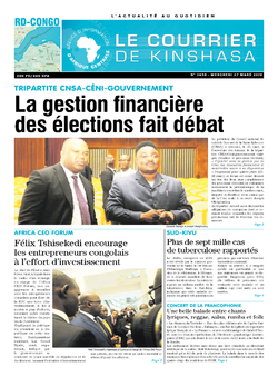 Les Dépêches de Brazzaville : Édition le courrier de kinshasa du 27 mars 2019