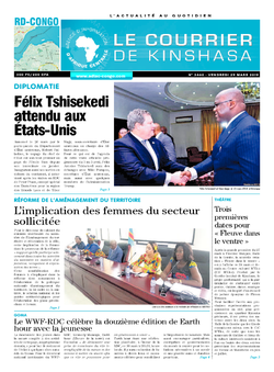 Les Dépêches de Brazzaville : Édition le courrier de kinshasa du 29 mars 2019